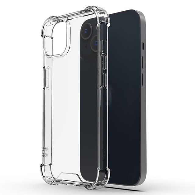 För iPhone 15 Skal Fodral TPU-ram + Akryl Baksida Telefonfodral