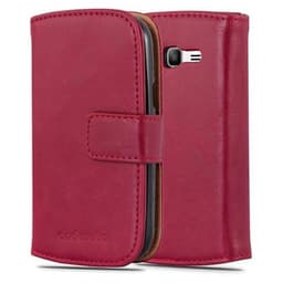 Samsung Galaxy TREND LITE lommebokdeksel etui (rød)