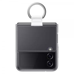 Samsung Galaxy Z Flip 4 deksel med ring (gjennomsiktig)