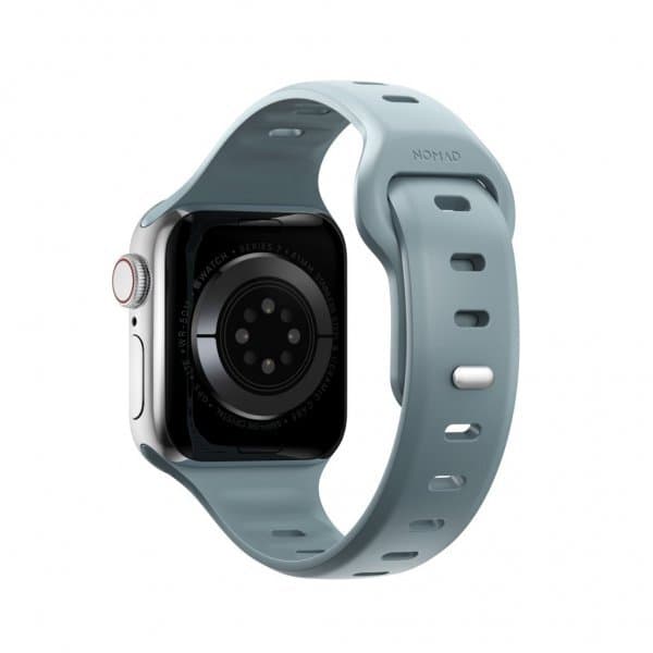 NOMAD Apple Watch 38/40/41mm Armbånd Sport Slim Band Glacier Blue - Elkjøp