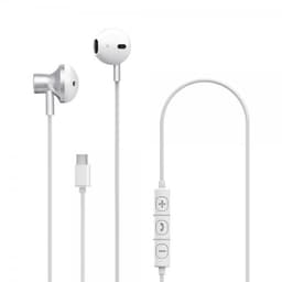 XQISIT Hörlurar USB-C Earphones Vit