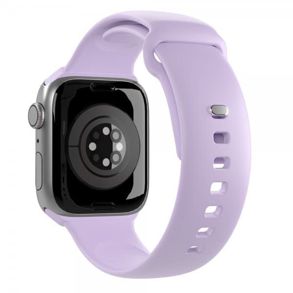 Puro Apple Watch 42/44/45mm/Apple Watch Ultra Armband ICON Silicone Band Lavender