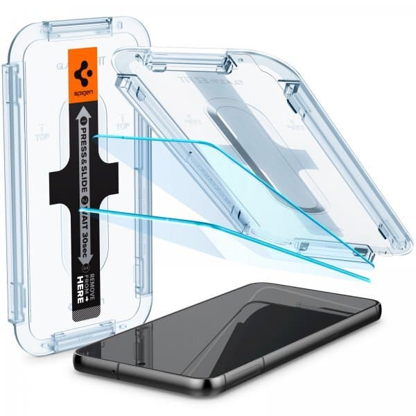 Spigen Samsung Galaxy S23 Plus Skärmskydd GLAS.tR EZ Fit 2-pack