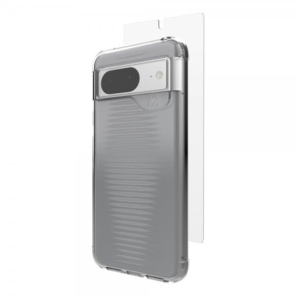 ZAGG Google Pixel 8 Skal och Skärmskydd Luxe & Glass 360 Protect Bundle