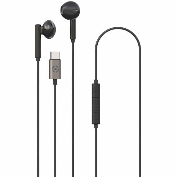 Celly Hörlurar UP1100 USB-C Svart