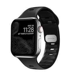 NOMAD Apple Watch 42/44/45mm/Apple Watch Ultra Ranneke Sport Slim Band Musta