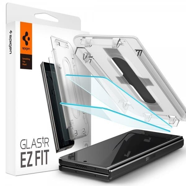 Spigen Samsung Galaxy Z Fold 5 Skärmskydd GLAS.tR EZ Fit 2-pack