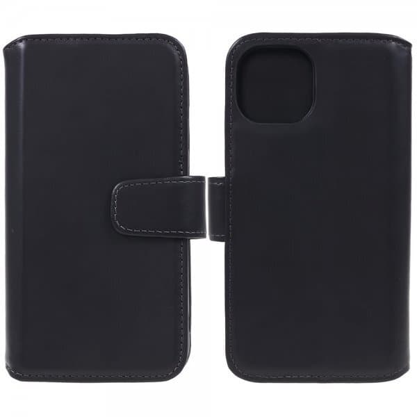 Nordic Covers iPhone 12/iPhone 12 Pro Etui Essential Leather Raven Black