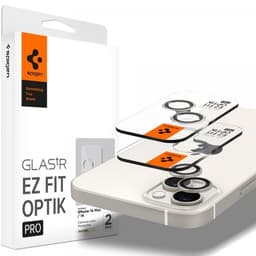 Spigen iPhone 14/iPhone 14 Plus Linsebeskyttelse GLAS.tR EZ Fit Optik Pro Starlight 2-pakning