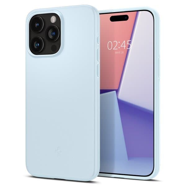 Spigen iPhone 15 Pro Max Deksel Thin Fit Mute Blue