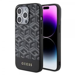 Guess iPhone 15 Pro Deksel G Cube MagSafe Svart