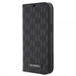 Karl Lagerfeld iPhone 14 Pro Fodral Saffiano Monogram Svart