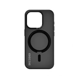 Decoded iPhone 15 Pro Cover Recycled Plastic Transparant Loop Stand Back Cover Sort