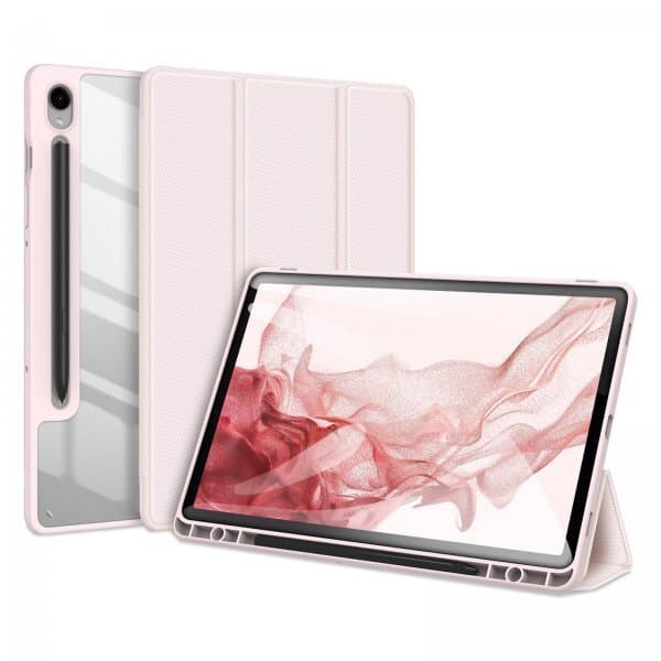 DUX DUCIS Samsung Galaxy Tab S9 SM-X710 SM-X716 Etui TOBY Series Lyserød