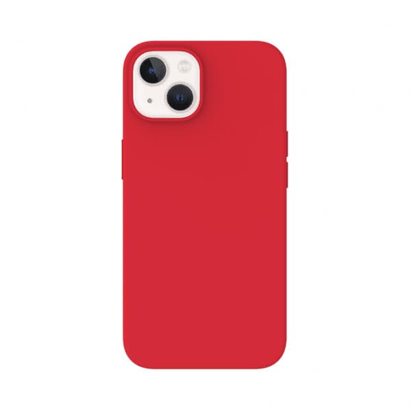 Just Mobile iPhone 14 Skal TENC Silicone MagSafe Röd