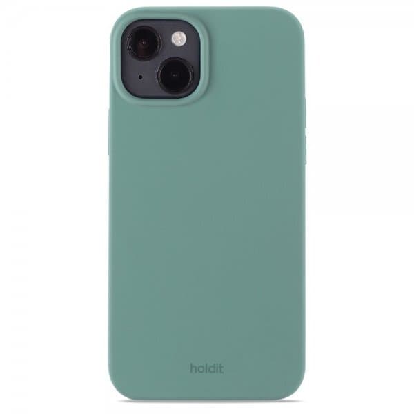 holdit iPhone 15 Plus Skal Silikon Moss Green