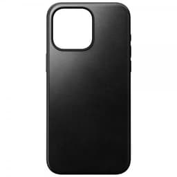 NOMAD iPhone 15 Pro Max Cover Modern Leather Case Horween Sort