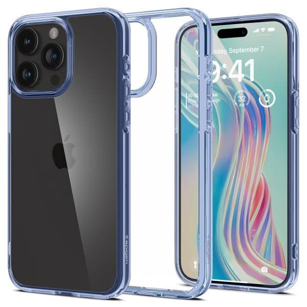 Spigen iPhone 15 Pro Max Skal Ultra Hybrid Sky Crystal