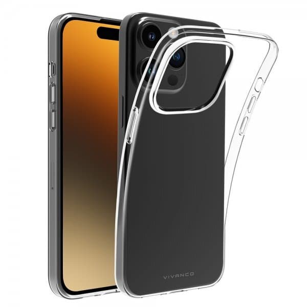 Vivanco iPhone 15 Pro Max Cover Slim TPU Transparent