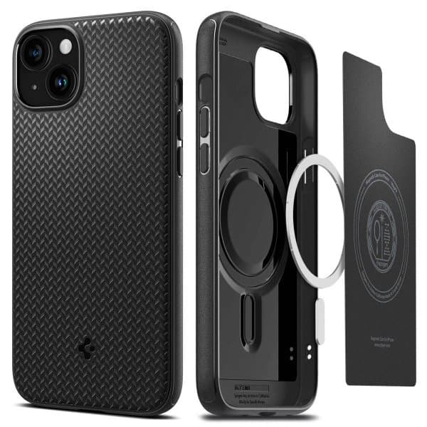 Spigen iPhone 15 Skal Mag Armor MagFit Matte Black