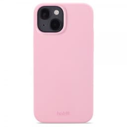 Holdit Silicone iPhone 15 fodral (rosa)