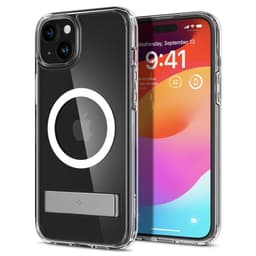 Spigen iPhone 15 Deksel Ultra Hybrid S MagFit Crystal Clear