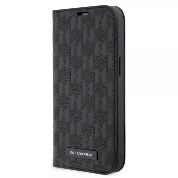 Karl Lagerfeld iPhone 14 Pro Max Fodral Saffiano Monogram Svart