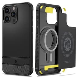 Spigen iPhone 15 Pro Kuori Rugged Armor MagFit Matte Black
