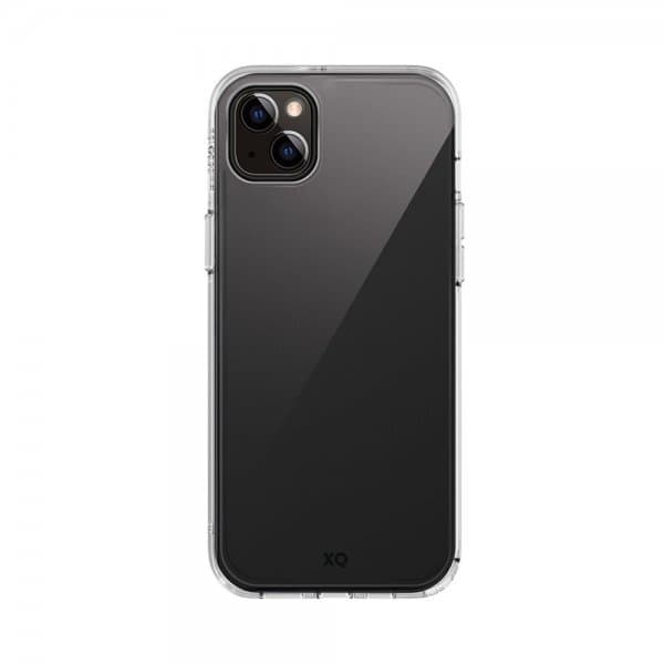 XQISIT iPhone 15 Plus Deksel Antishock Case Transparent Klar