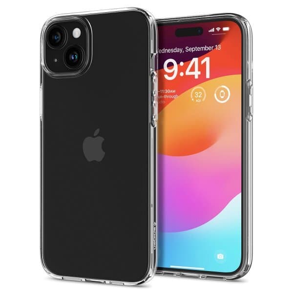 Spigen iPhone 15 Plus Skal Liquid Crystal Crystal Clear