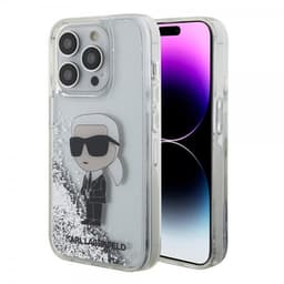 Karl Lagerfeld iPhone 15 Pro Kuori Liquid Glitter NFT Karl Hopea