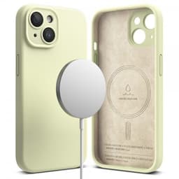 Ringke iPhone 15 Plus Cover Silicone Magnetic Sunny Lime