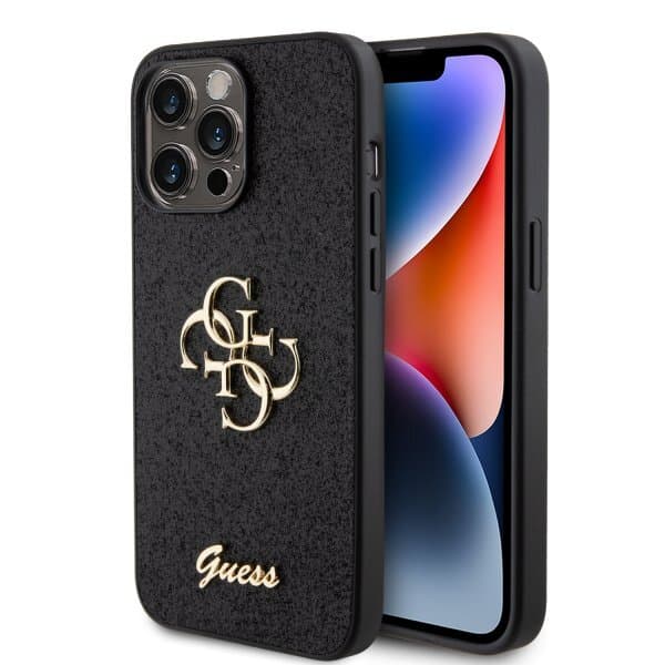 Guess iPhone 15 Pro Max Cover Fixed Glitter Sort