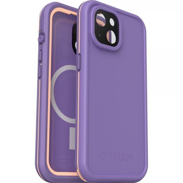 Otterbox iPhone 15 Deksel Fre MagSafe Rule of Plum
