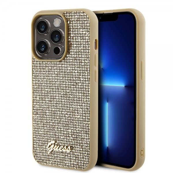 Guess iPhone 15 Pro Deksel Square Mirror Gull
