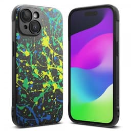 Ringke iPhone 15 Plus Cover Onyx Design Action Painting