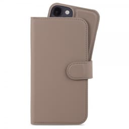 holdit iPhone 13/iPhone 14 Etui Wallet Case Magnet Plus Mocha Brown
