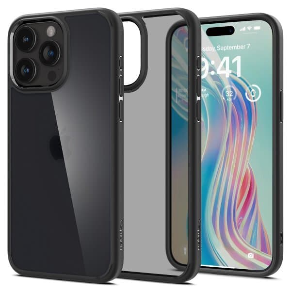 Spigen iPhone 15 Pro Max Cover Ultra Hybrid Frost Black