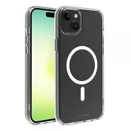 Vivanco iPhone 15 Pro Kuori Mag Steady Läpinäkyvä