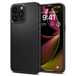 Spigen iPhone 15 Pro Max Deksel Thin Fit Svart