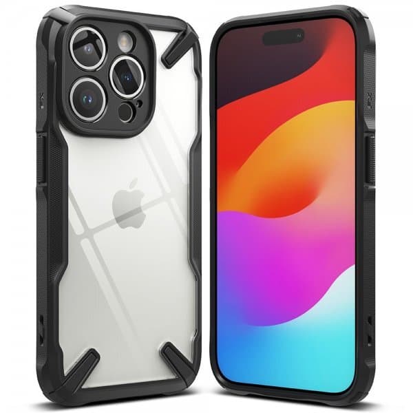 Ringke iPhone 15 Pro Deksel Fusion X Svart