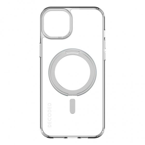 Decoded iPhone 15 Plus Cover Recycled Plastic Transparant Loop Stand Back Cover Klar