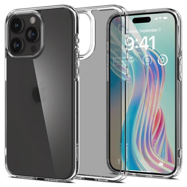 Spigen iPhone 15 Pro Max Skal Ultra Hybrid Frost Clear