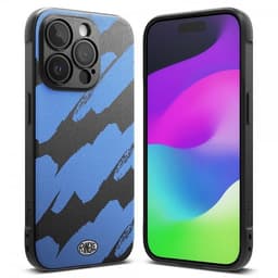 Ringke iPhone 15 Pro Max Cover Onyx Design Blue Brush