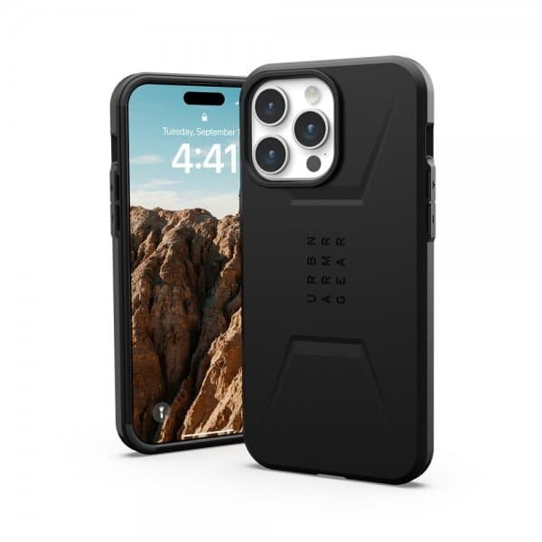 Urban Armor Gear (UAG) iPhone 15 Pro Max Skal Civilian MagSafe Svart