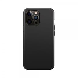 XQISIT iPhone 15 Pro Max Skal Silicone Case Svart