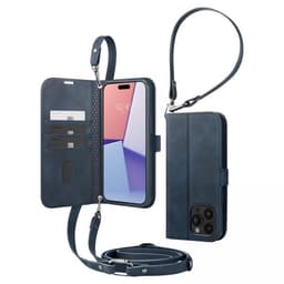 Spigen iPhone 15 Pro Etui Wallet S Pro Navy