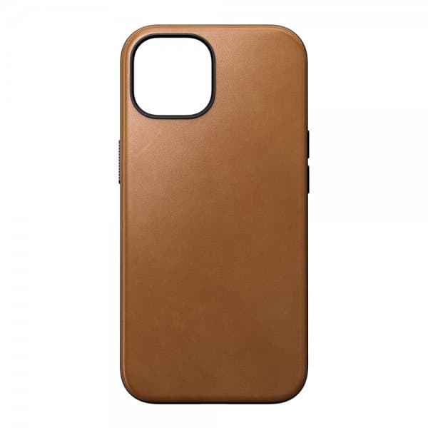 NOMAD iPhone 15 Skal Modern Leather Case English Tan