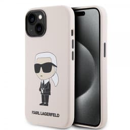 Karl Lagerfeld iPhone 15 Deksel Ikonik NFT Rosa