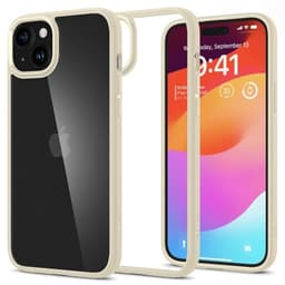 Spigen iPhone 15 Skal Ultra Hybrid Sand Beige